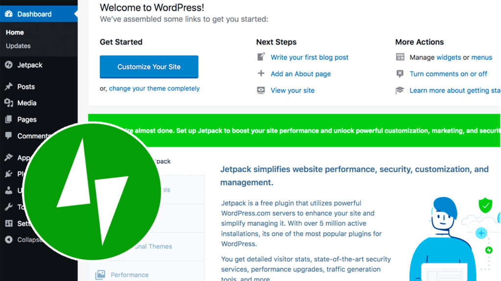 Jetpack is one of the best plugins for WordPress and offers features such as traffic analysis, automating social media, and website security.